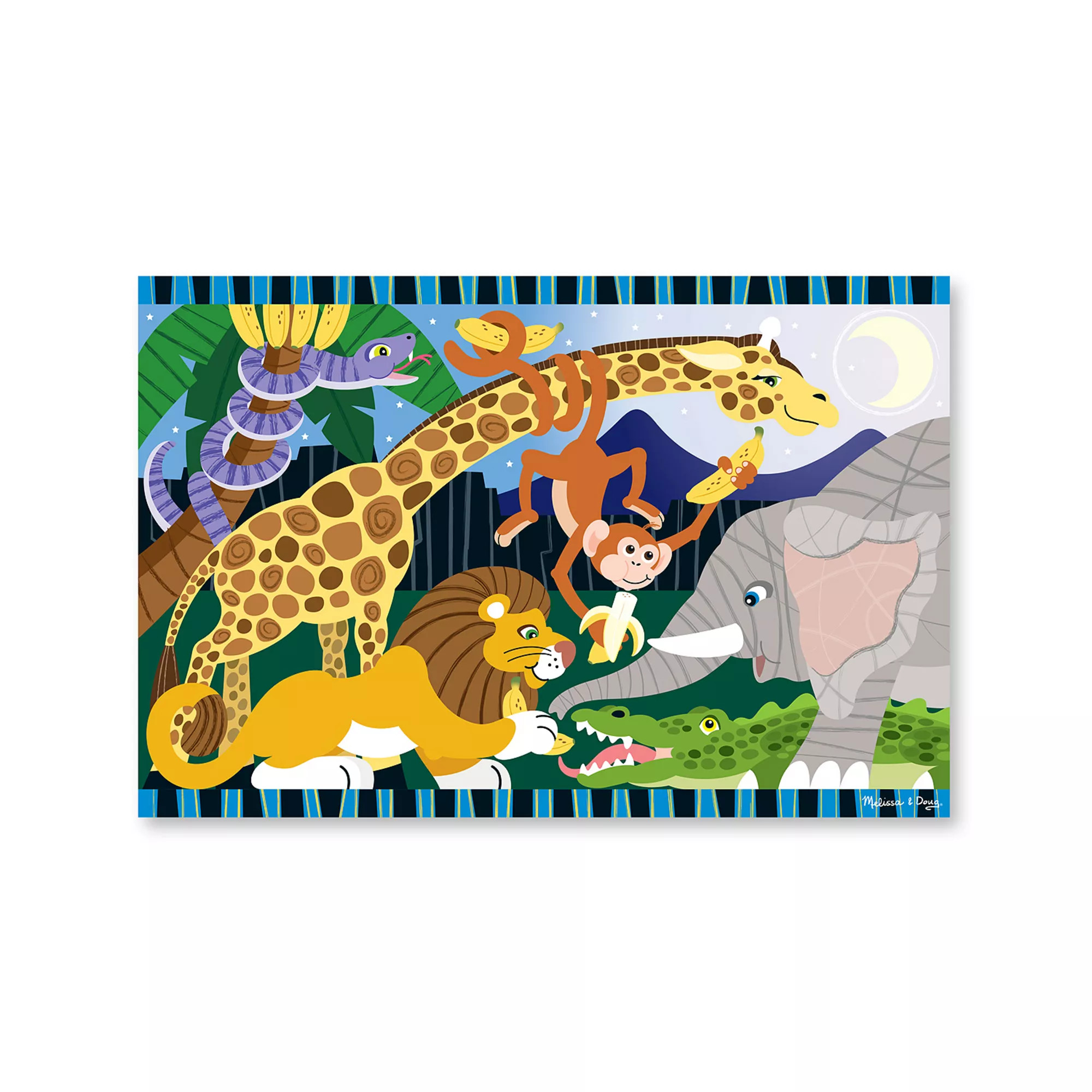 Melissa & Doug 24-pc. Safari Social Floor Puzzle | Kohl's