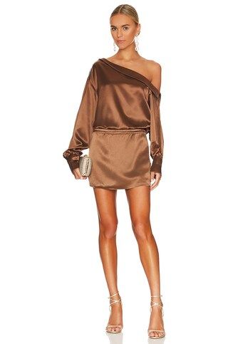retrofete Elio Dress in Cognac from Revolve.com | Revolve Clothing (Global)