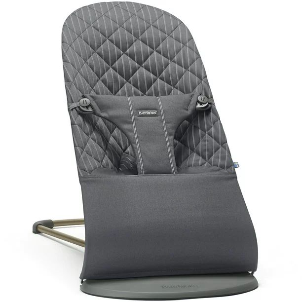 BabyBjorn Bouncer Bliss - Gray/Pinstripe, Cotton | Walmart (US)