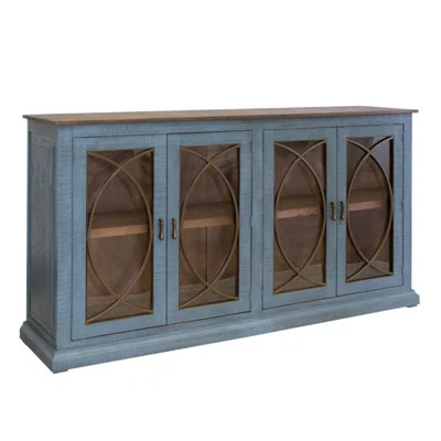 Nordic Rustic Modern Blue Console / Sideboard - 77 | Wayfair Professional