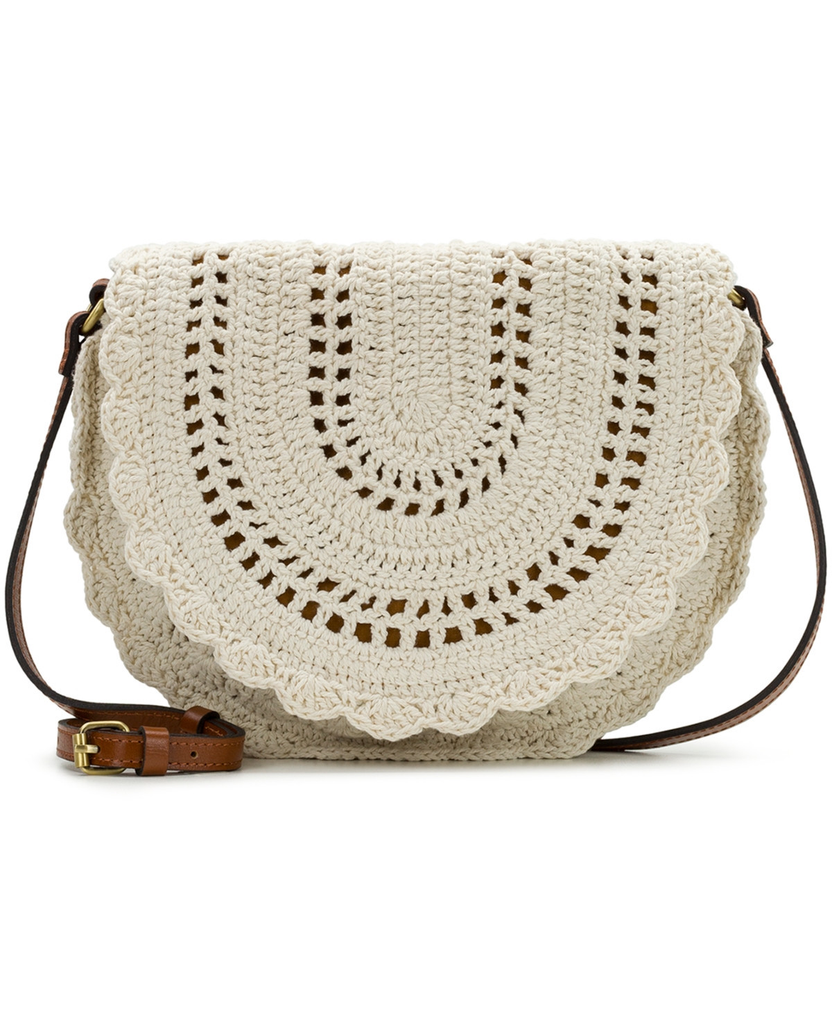 Patricia Nash Nikita Small Crossbody Bag - Natural | Macy's