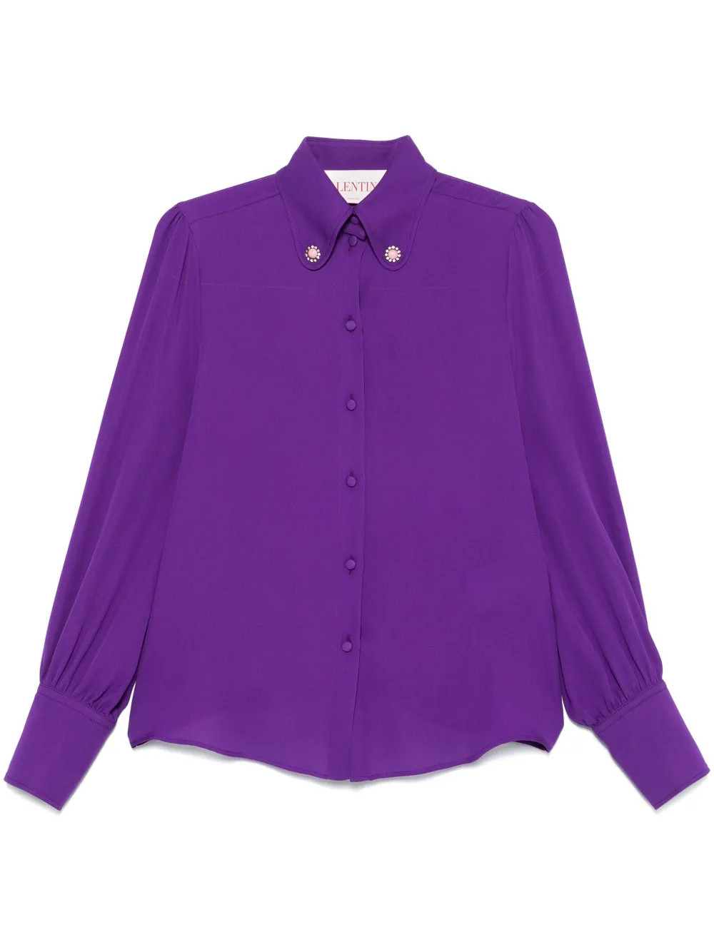Valentino Garavani georgette shirt - Purple | Farfetch Global