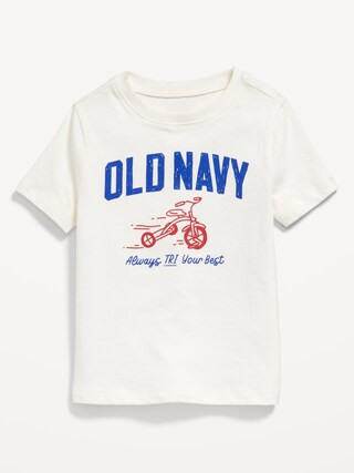 Short-Sleeve Logo-Graphic T-Shirt for Toddler Boys | Old Navy (US)