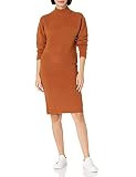 Daily Ritual Women's Relaxed-Fit Cozy Boucle Mockneck Sweater & Pencil Skirt 2-Piece Outfit, Caramel | Amazon (US)