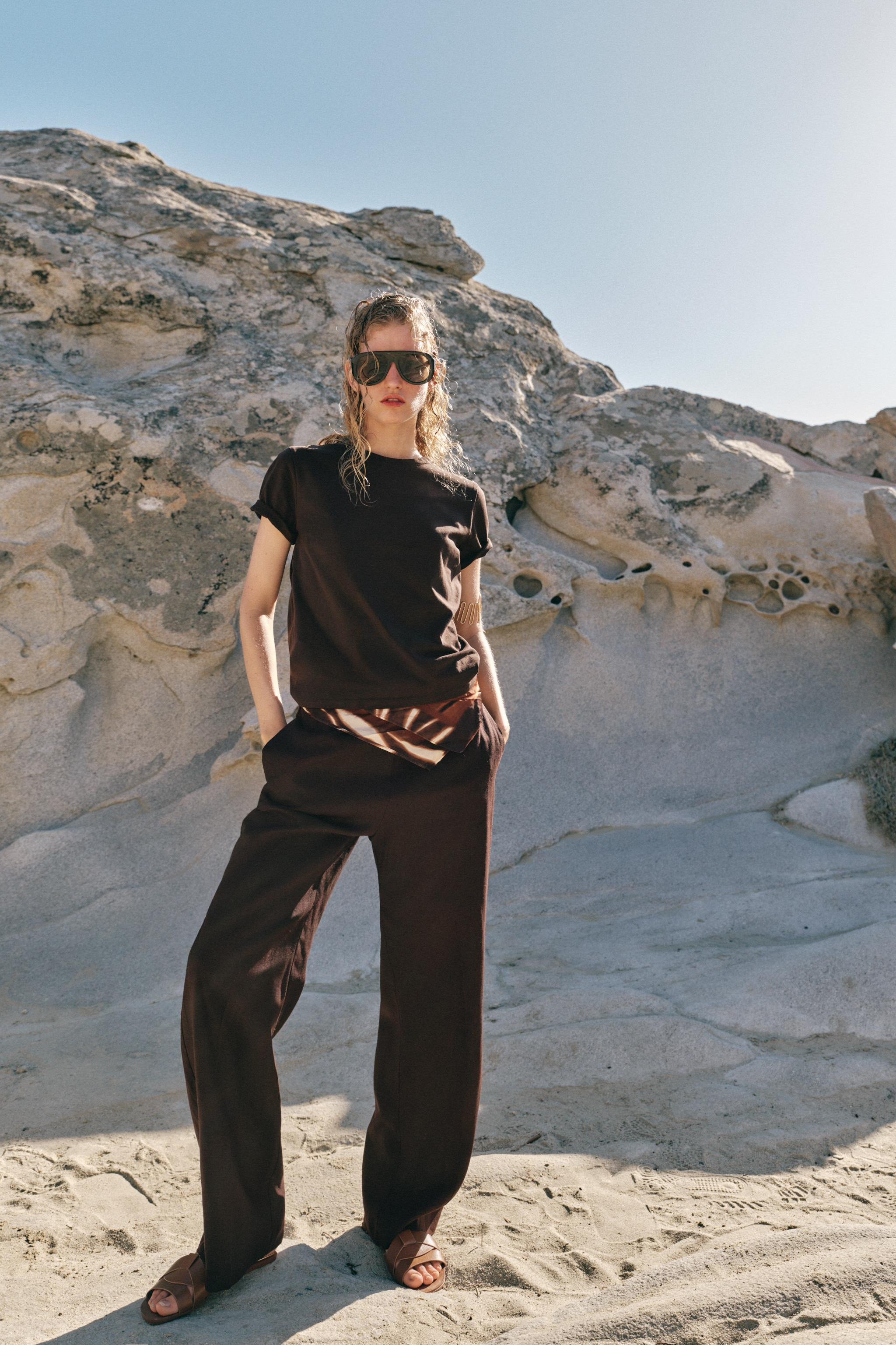 RUSTIC COTTON T-SHIRT | Zara Canada