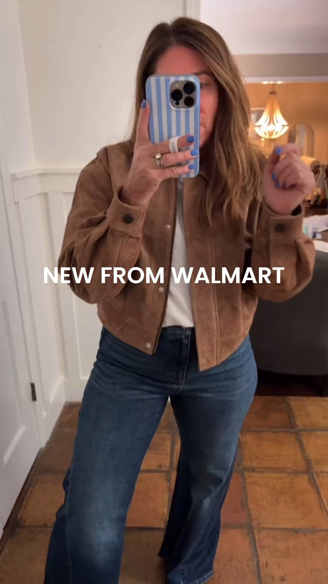 Stunned!! Both of these pieces are so good!!

Genuine, suede, cropped jacket, size medium
This will look stunning with some long black, a, wide leg jeans, even sweatpants😉 such a beautiful jacket and it’s only $99

These jeans are high-rise with stretch and the cutest front twisted seam detail with a darker wash denim at the bottom side of each leg. From the front they look like my mother jeans they’re so flattering and comfy and they come in length options. I’m wearing a tin regular. I could have probably sized down to an eight, but I did not want them to look tight. Only $26.

#LTKOver40 #LTKSaleAlert #LTKootd