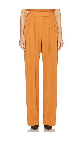 Double Pleat Trouser in Copper | Revolve Clothing (Global)