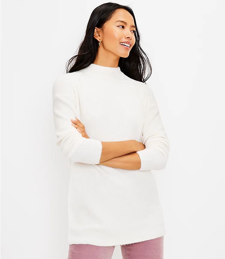 Turtleneck Tunic Sweater | LOFT