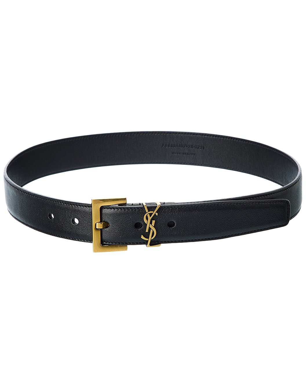 Monogram Leather Belt | Gilt & Gilt City