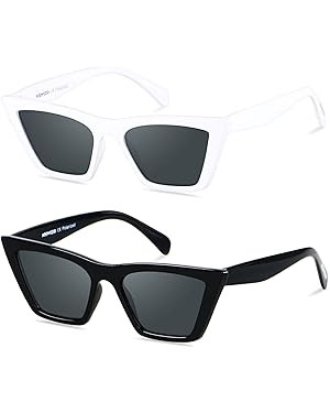 ANDWOOD Cat Eye Sunglasses for Women Polarized Cateye Frames Fashion Vintage Square Classic Retro... | Amazon (US)