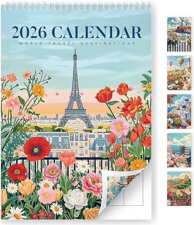 2026 Calendar, Monthly Small Wall Calendar 2026 from January to December 2026，12-Month A4 Size ... | Amazon (US)