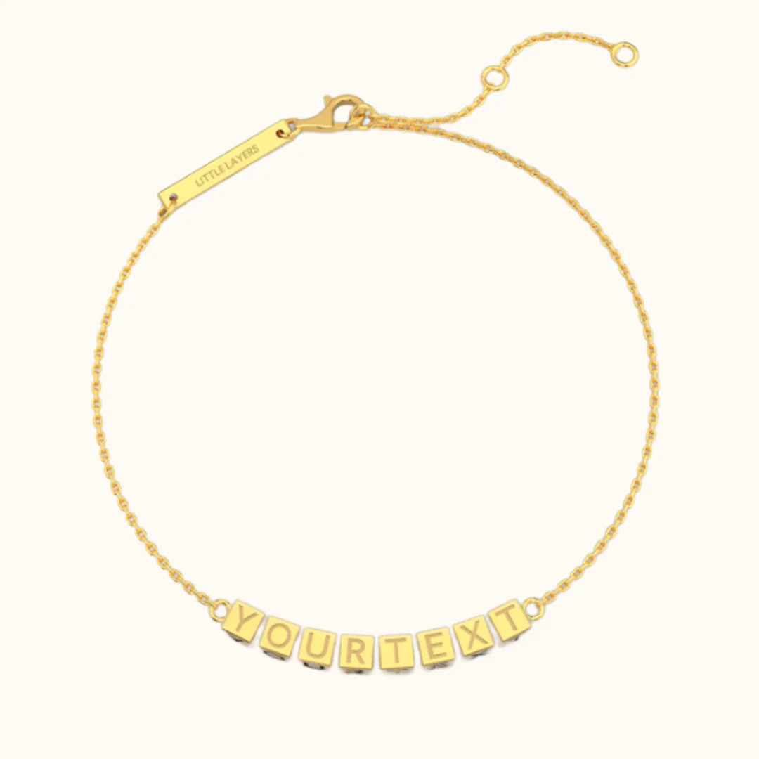 Custom Tiny Words Bracelet | Little Words Project