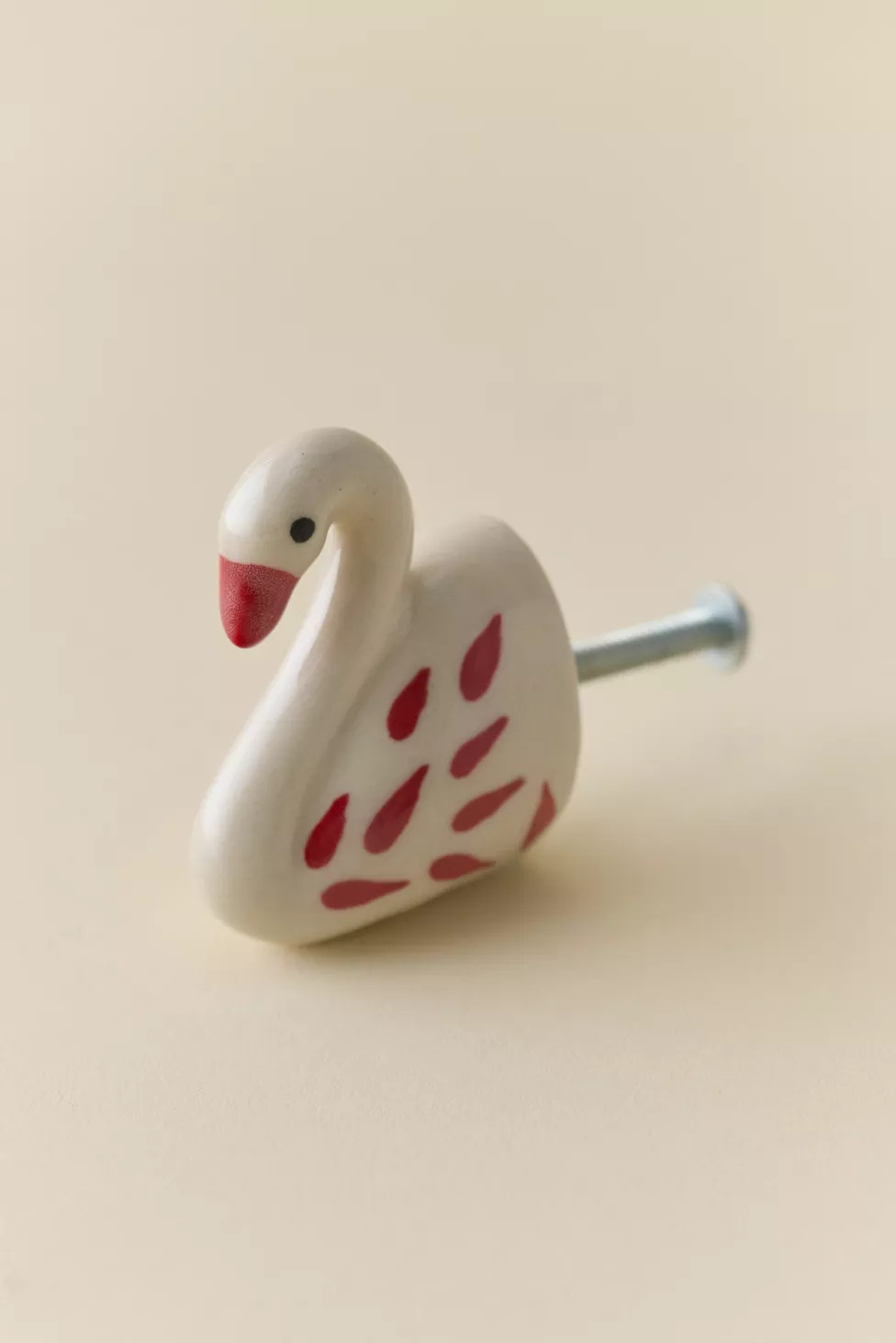 Swan Shaped Ceramic Knob/Wall Hook | Urban Outfitters (US and RoW)