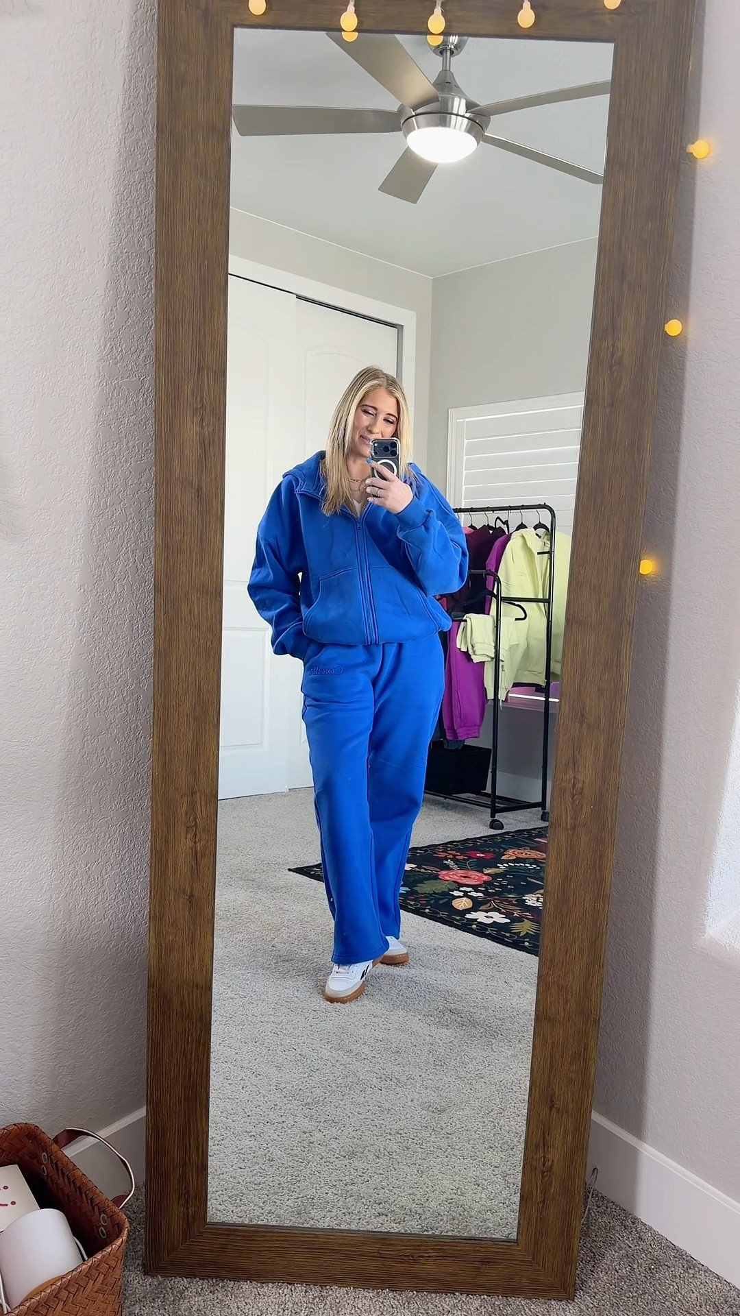 I just love Comfrt and I love this cobalt blue set! The straight leg sweatpants are such a nice fit and the whole set is comfy and cozy!!! 

#LTKSaleAlert #LTKgrwm #LTKootd