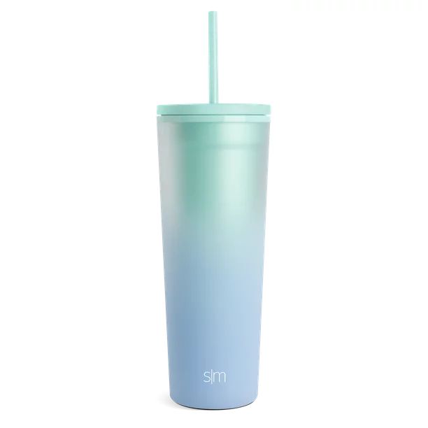 Simple Modern Double Wall Plastic Classic Tumbler with Lid and Straw | 24 fl oz | Walmart (US)