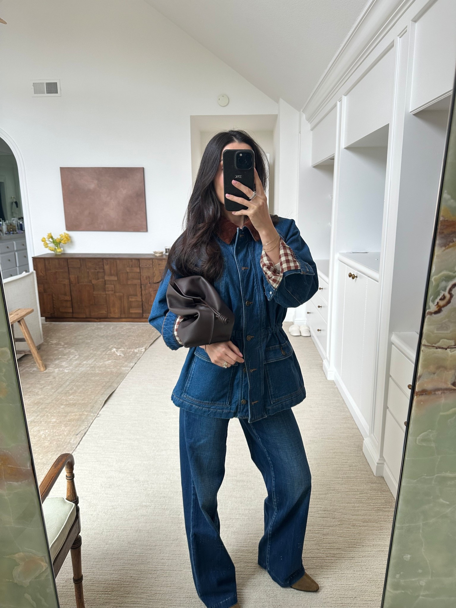 Wearing 2 in the jacket and 24 in the jeans. This pair is like 🧈🧈🧈 - so soft! If I know I’ll be sitting most of the day I love wearing these.

#LTKootd