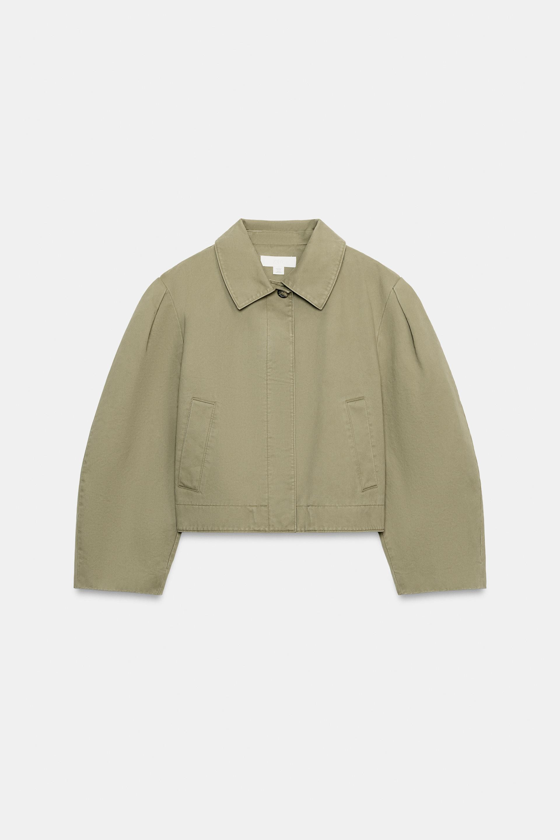 WASHED-EFFECT SHORT JACKET | Zara US