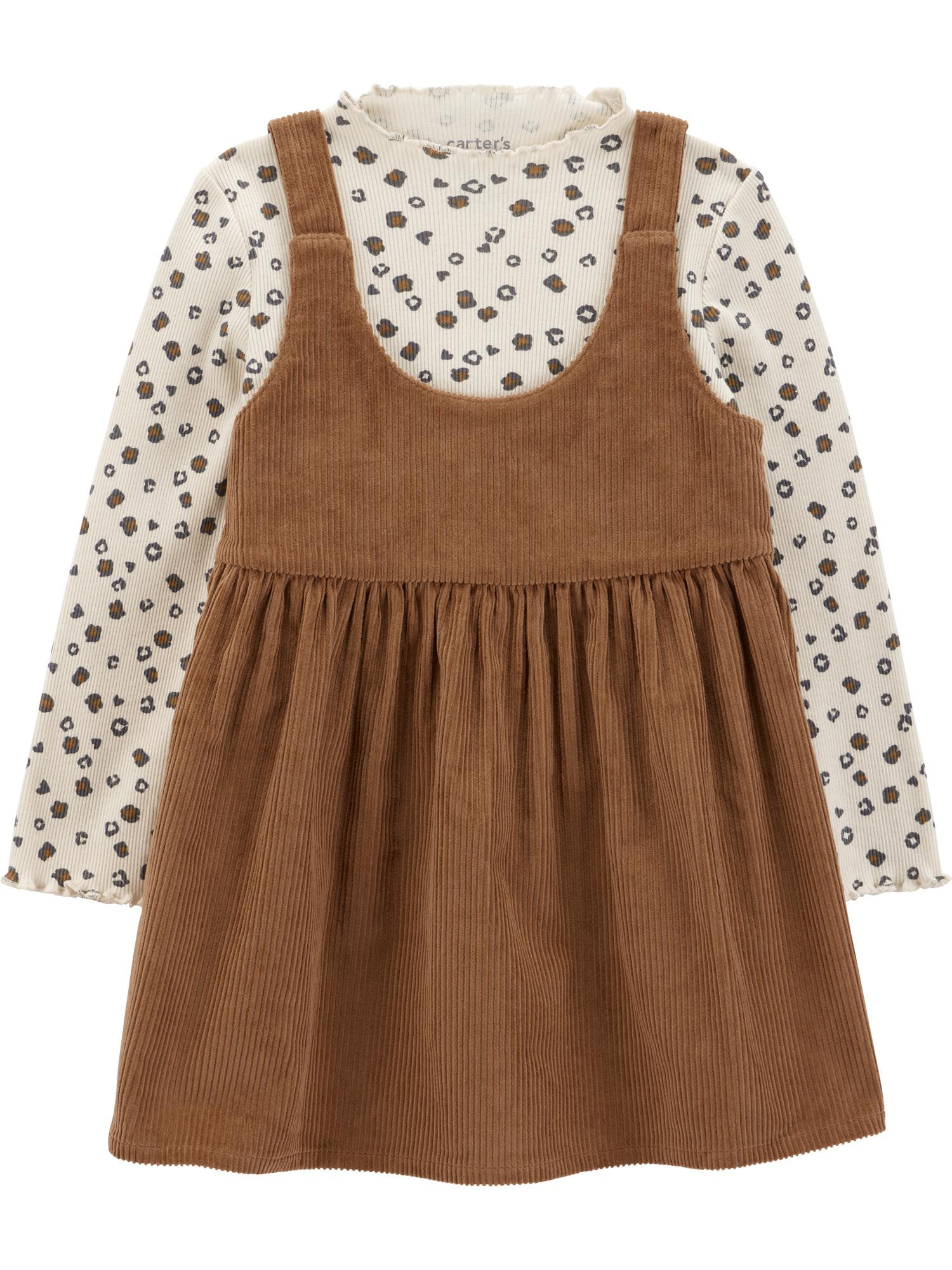 Carter's Child of Mine Toddler Girl Dress, 2-Piece, Sizes 12M-5T | Walmart (US)