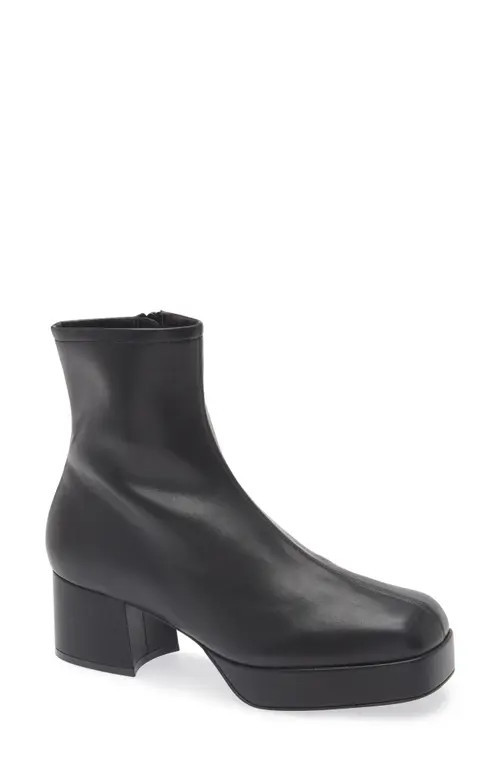 Jeffrey Campbell Capacity Platform Bootie in Black at Nordstrom, Size 10 | Nordstrom