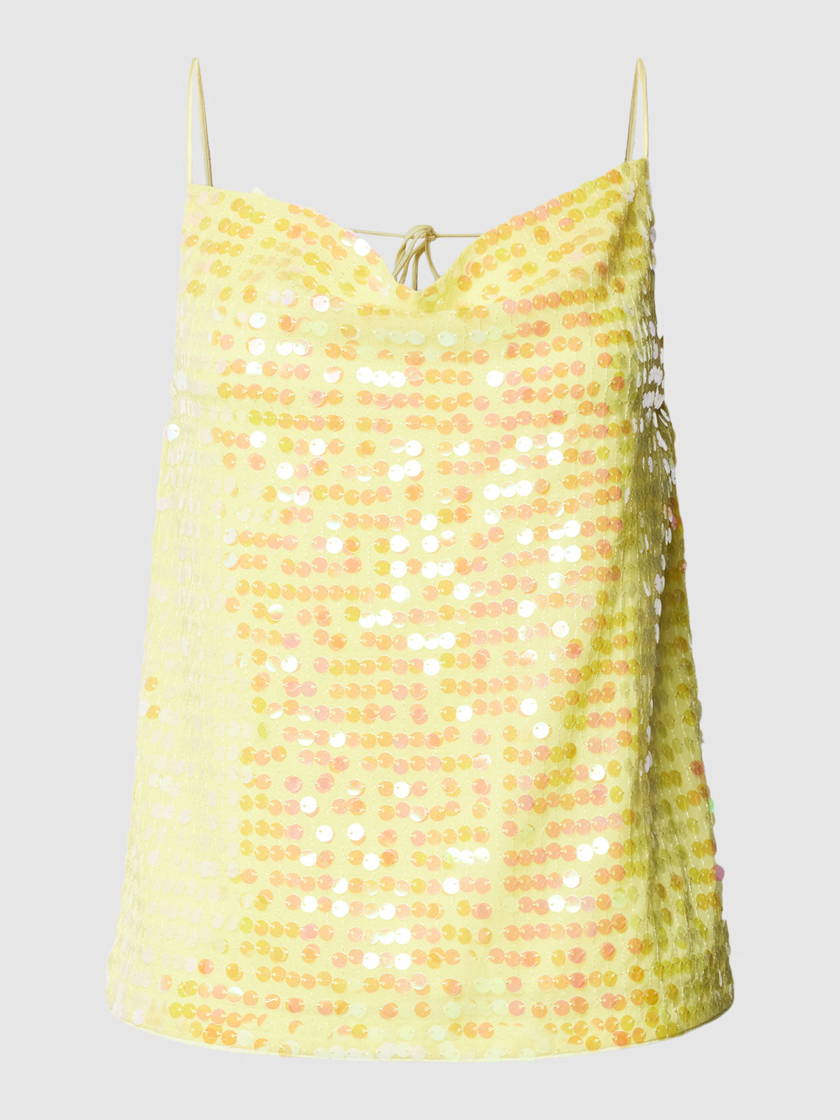 Top met spaghettibandjes, model 'Cellar' in geel | Peek & Cloppenburg NL