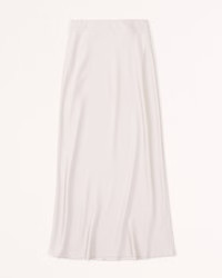 Satin Column Maxi Skirt | Abercrombie & Fitch (US)
