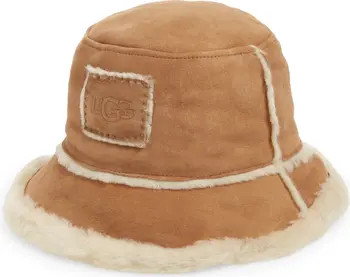 UGG® Genuine Shearling Bucket Hat | Nordstrom | Nordstrom