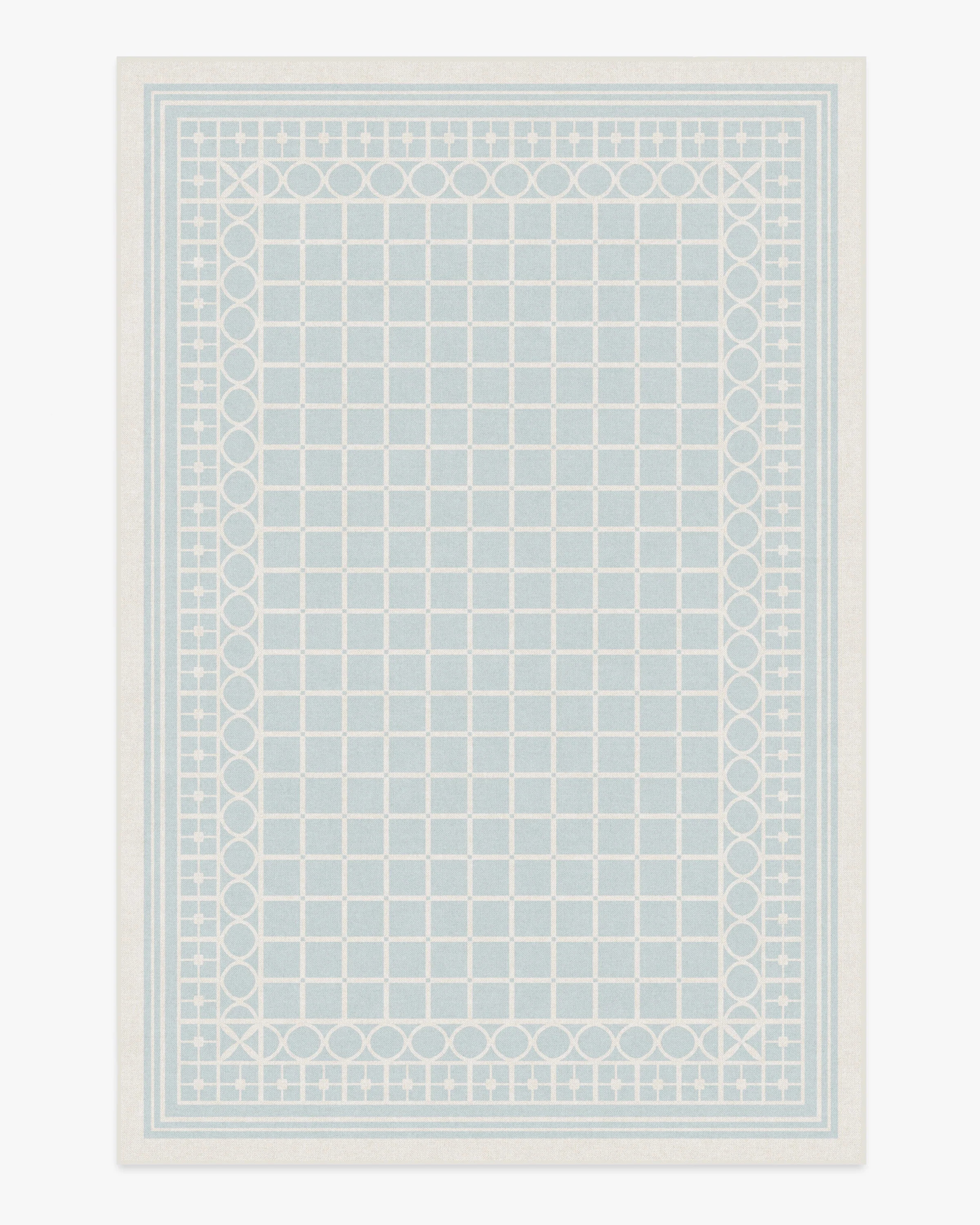 Palm Beach Powder Blue Rug | Ruggable
