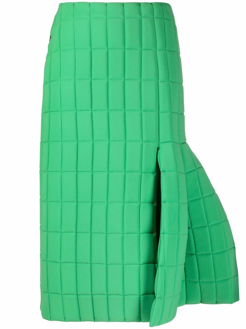 quilted-effect midi skirt | Farfetch (US)
