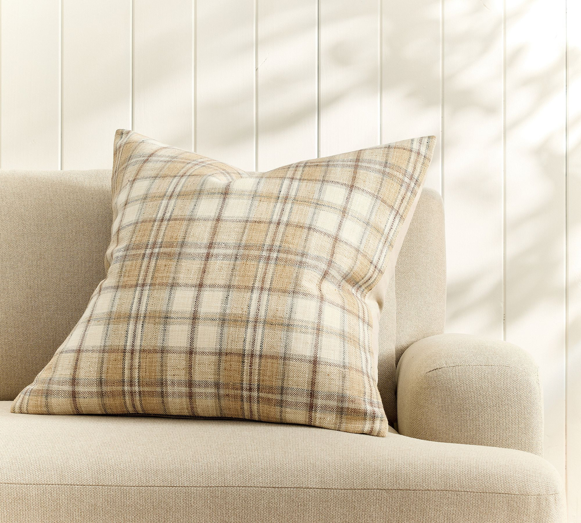 Cedrick Plaid Pillow Cover | Pottery Barn (US)