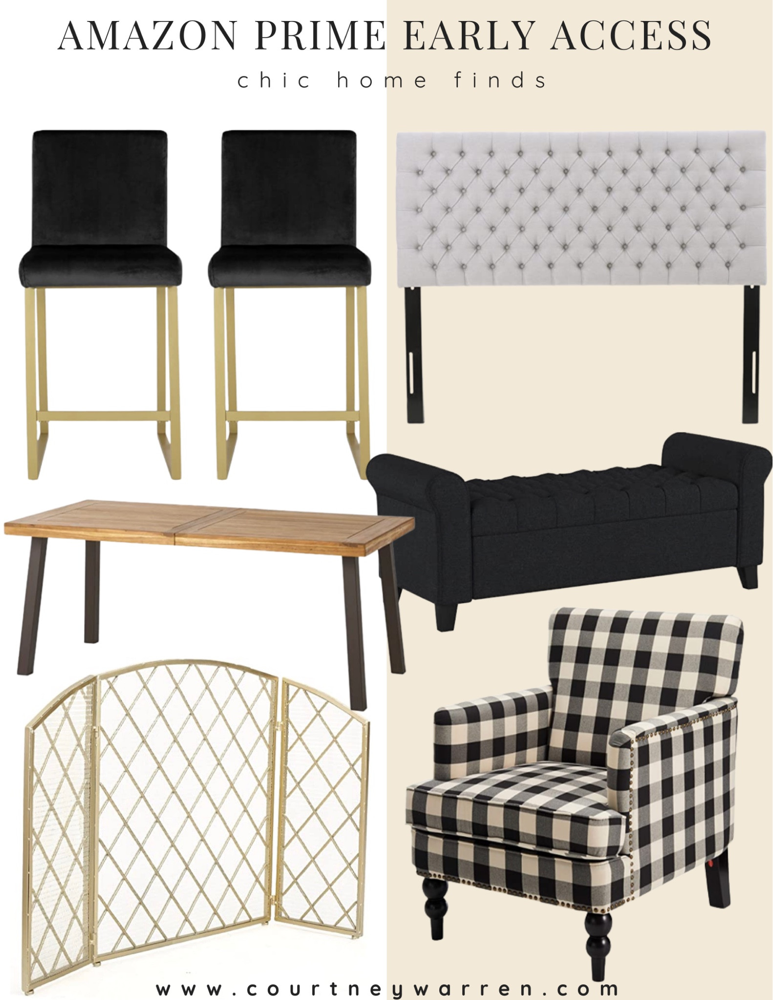 Amazon prime early access sale, 48 hours only 

Chic home finds
Barstools
Velvet
Checkered fabric
Storage ottoman
Tufted headboards 

#LTKhome #LTKSeasonal #LTKsalealert