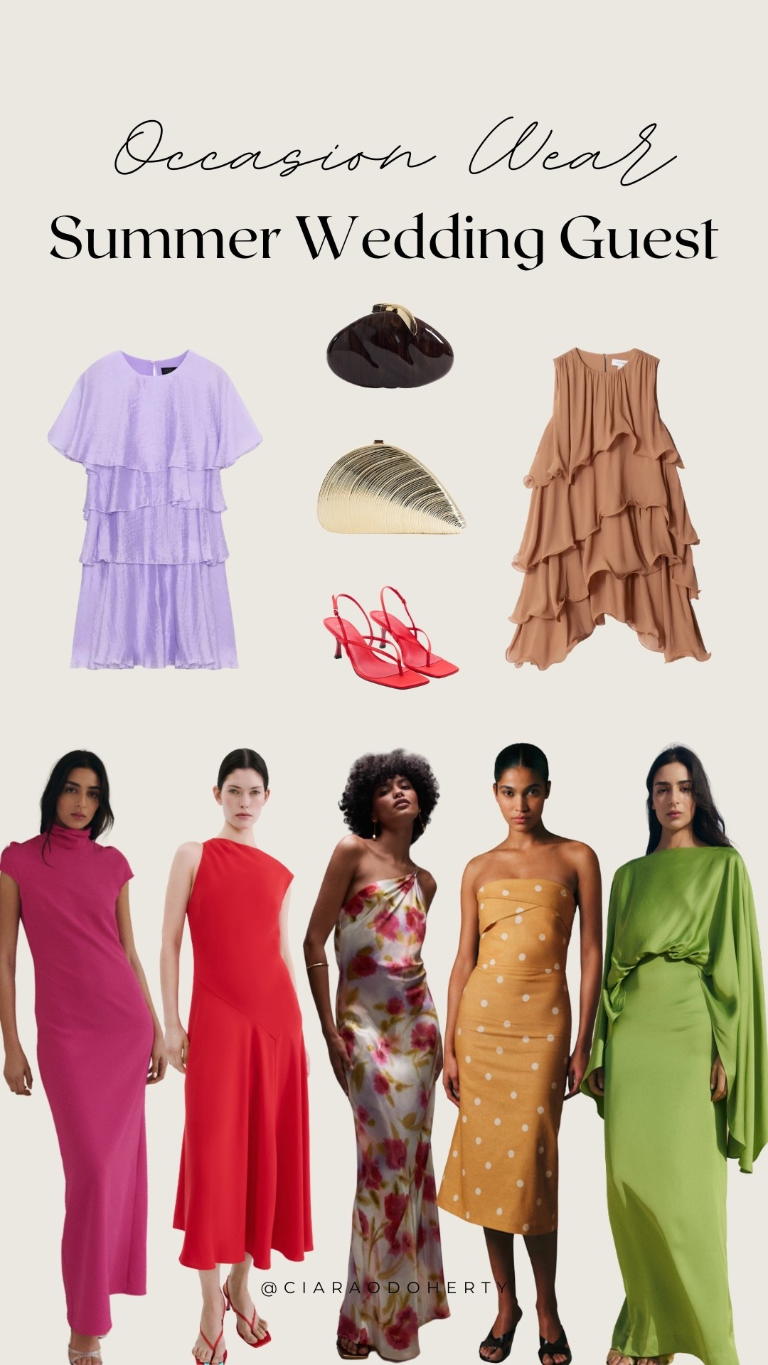 Occasion Wear: Summer Wedding Guest 

summer wedding guest outfit ideas, maxi dress, mini dress, occasion wear, clutch, heels, mango, cos, Zara, Sezane, asos, & other stories

#LTKireland #LTKeurope #LTKsummer