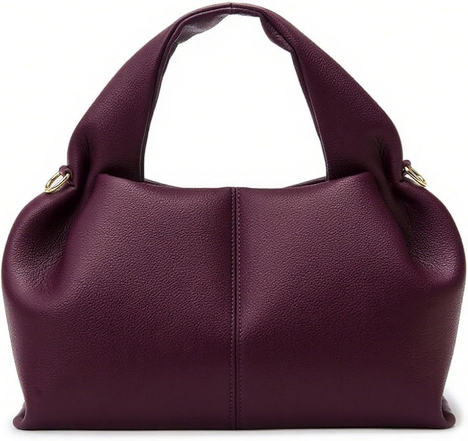 Women Dumpling Tote Cloud Bag Clutch Purse PU Leather Shoulder Handbag for Women Retro Crossbody ... | Amazon (US)