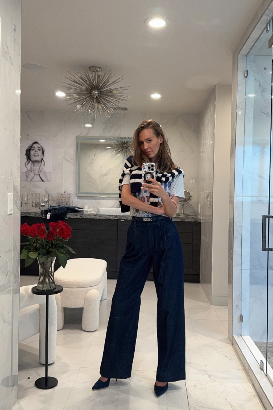 Such a cute outfit I put together for a day out!

#ootd #summeroutfit #sweater #gap #accessories #pants #navyblue #abercrombie

#LTKshoecrush #LTKstyletip #LTKSeasonal