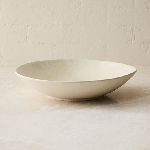 Oyku Stoneware Low Serve Bowl | West Elm (US)