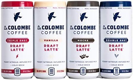La Colombe Draft Latte Variety Pack - 9 Fluid Ounce, 12 Count - Core Flavors: Triple, Vanilla, Do... | Amazon (US)