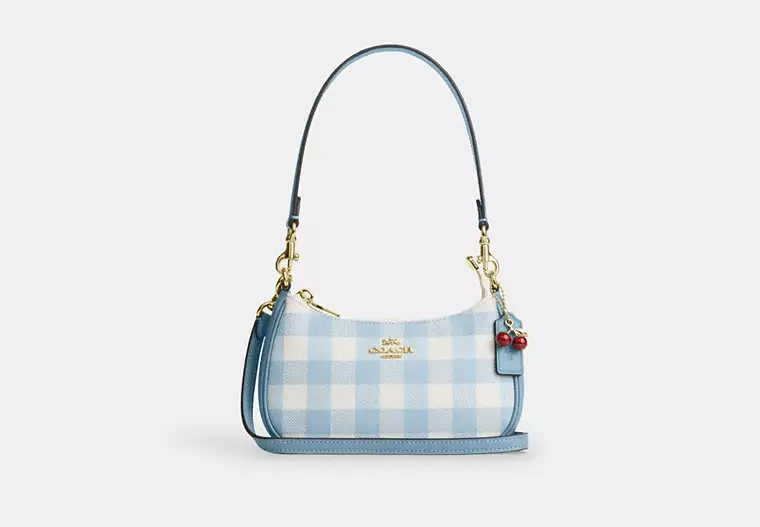 Teri Mini Crossbody Bag With Gingham Print And Charm | Coach (US)