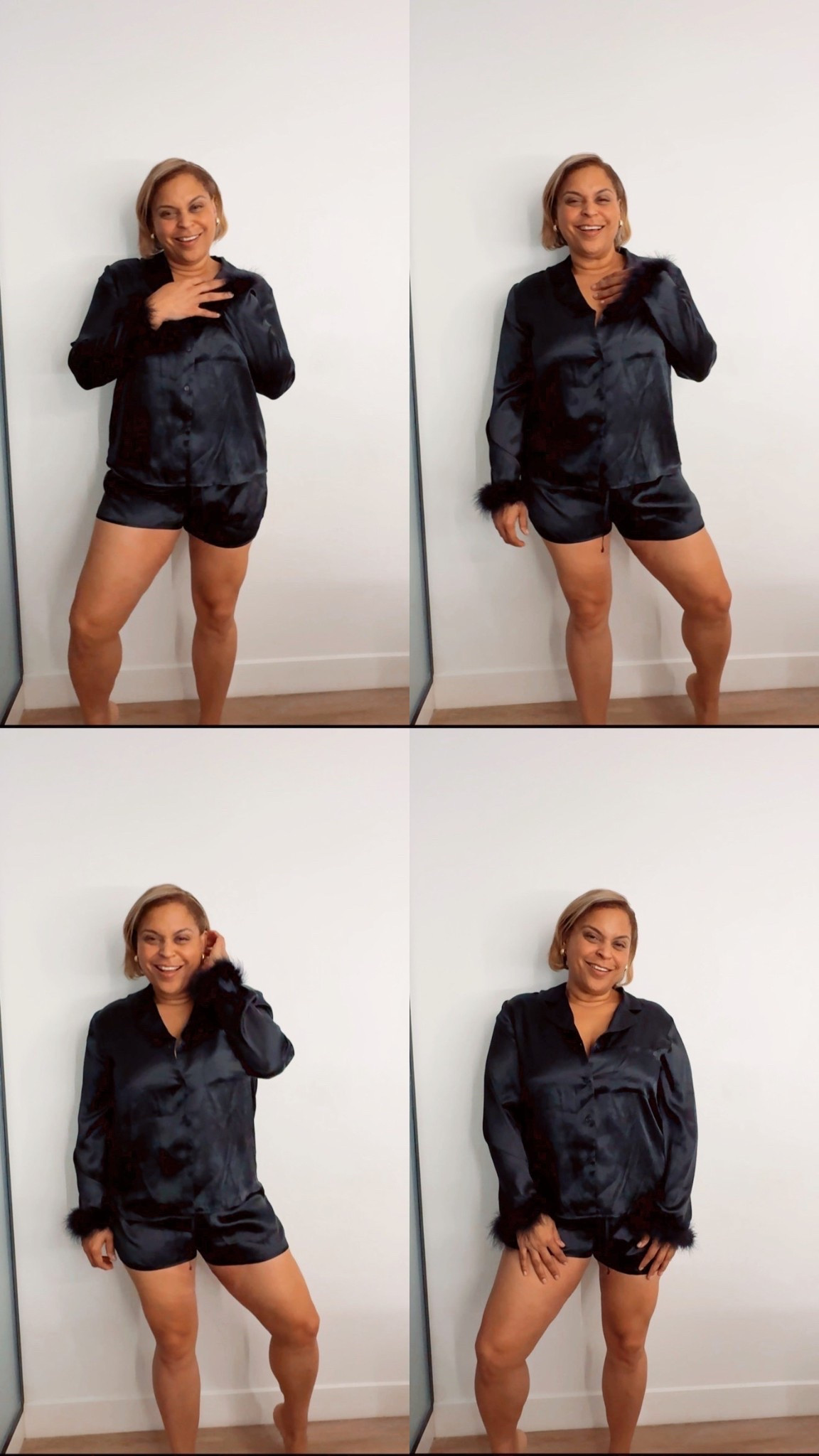 Every girl needs a fab, luxe set of sleepwear that makes you feel like THAT girl 
Fur Pajamas Satin Pajamas Satin Shorts Sleepwear Fur Sleep Set 

#LTKHoliday #LTKMidsize #LTKFindsUnder50