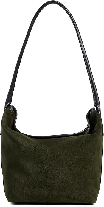 Madewell Women's Suede Port Lid Shoulder Bag | Amazon (US)