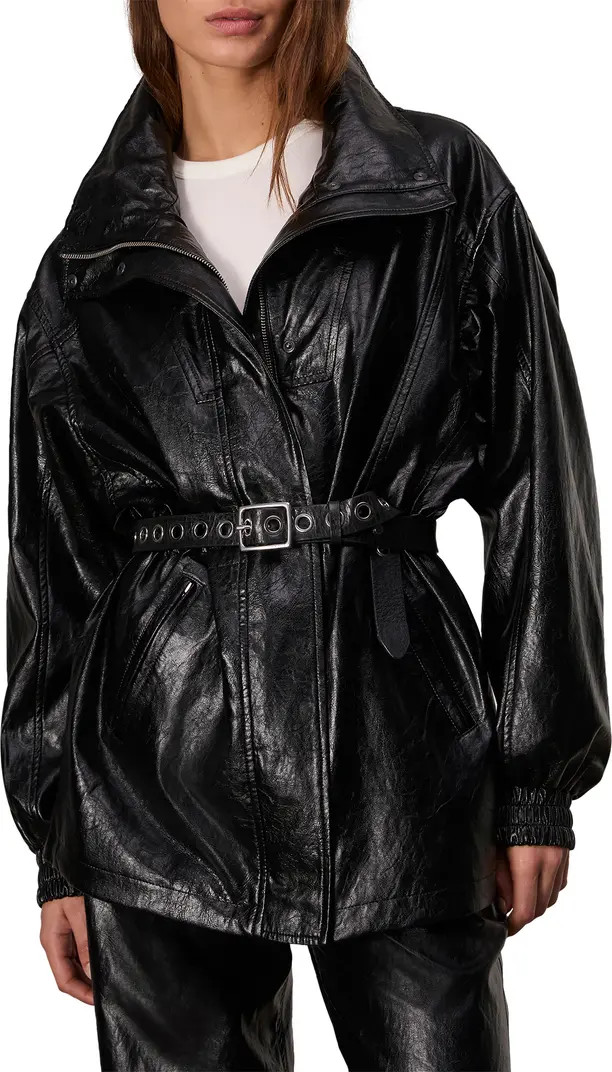 rag & bone Monica Faux Leather Jacket | Nordstromrack | Nordstrom Rack