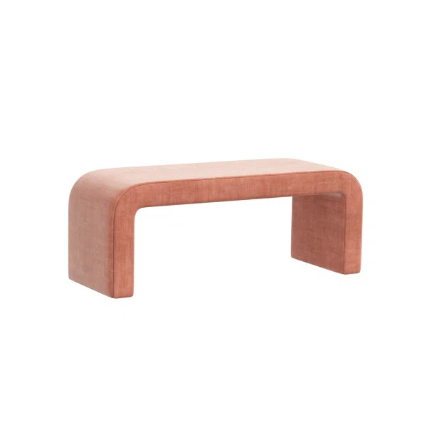 Holland Red from Scalamandre Crafted by Cloth & Company Bench | Wayfair North America