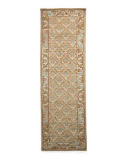 2x8 Wool Tuscany Bouti Floral Hand Knotted Runner | Home | Marshalls | Marshalls