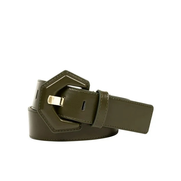 Scoop Women's Hexagon Covered Buckle Belt - Walmart.com | Walmart (US)