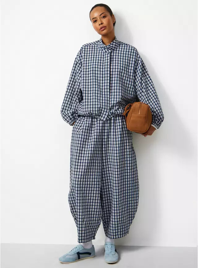 Buy Navy Preppy Check Shacket 10 | Co-ords | Tu | Tu Clothing