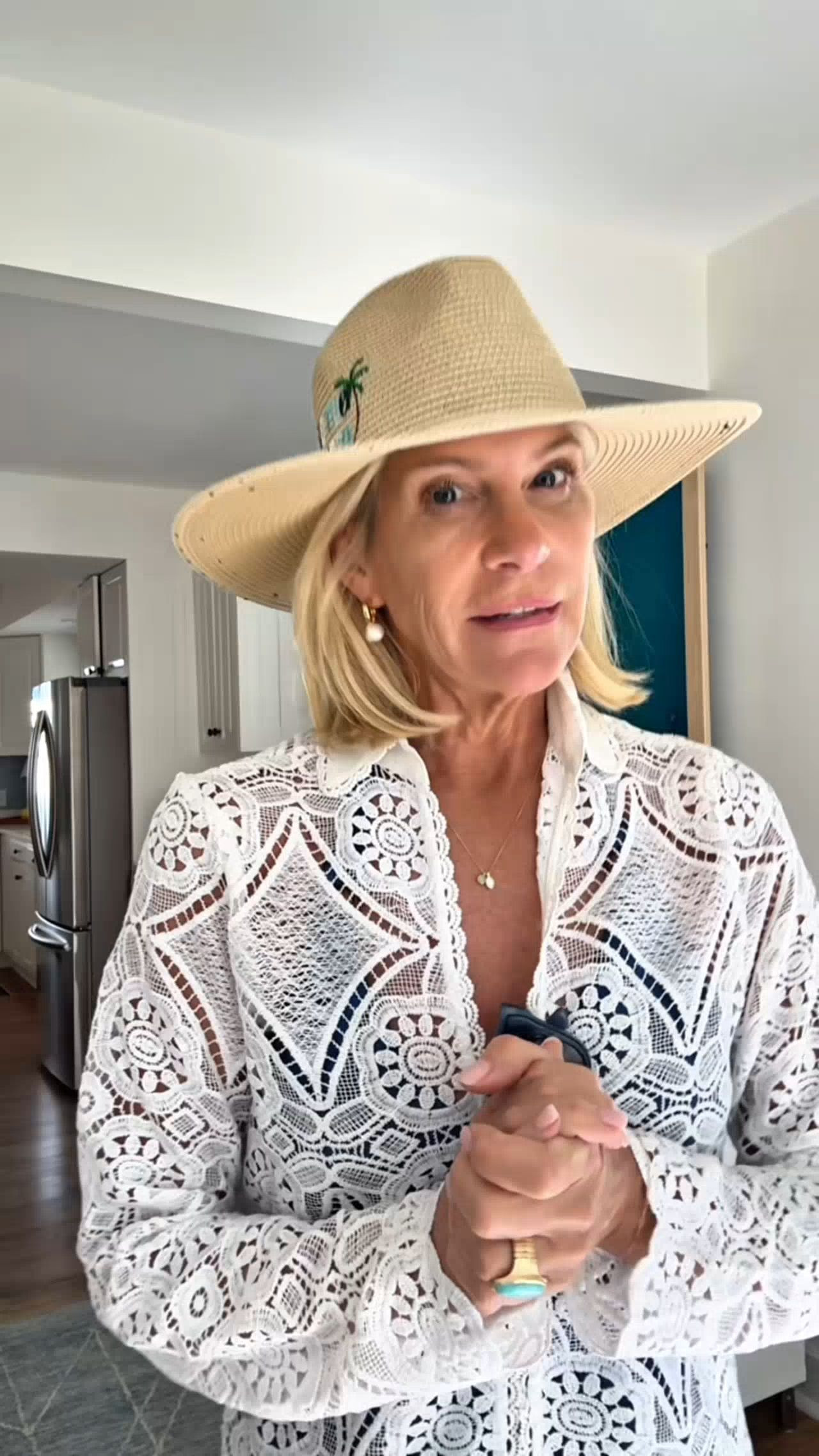 This blue tankini and classic white cover-up are my favorite swimwear combination for beach vacations, pool days, resort wear, and flattering summer swimsuits with comfortable coverage. 

 #LTKgrwm #LTKootd #LTKSwim