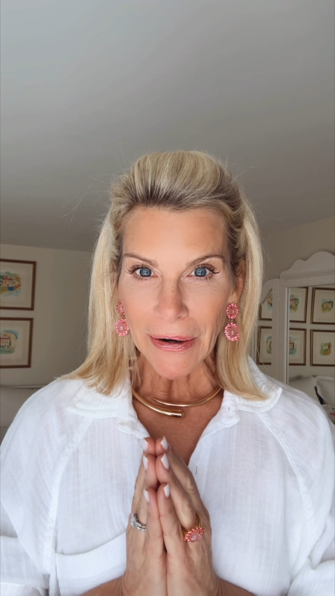 My newest find -a pink slip skirt. Wearing it 3 ways! 

#LTKSaleAlert #LTKOver40 #LTKValentine