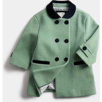 M&S x Binky Double Breasted Pea Coat (1-10 Yrs) Green | Marks & Spencer (UK)