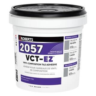 ROBERTS 1 Gal. (4 qt.) Vinyl Composition Tile Floor Adhesive 2057-1 - The Home Depot | The Home Depot