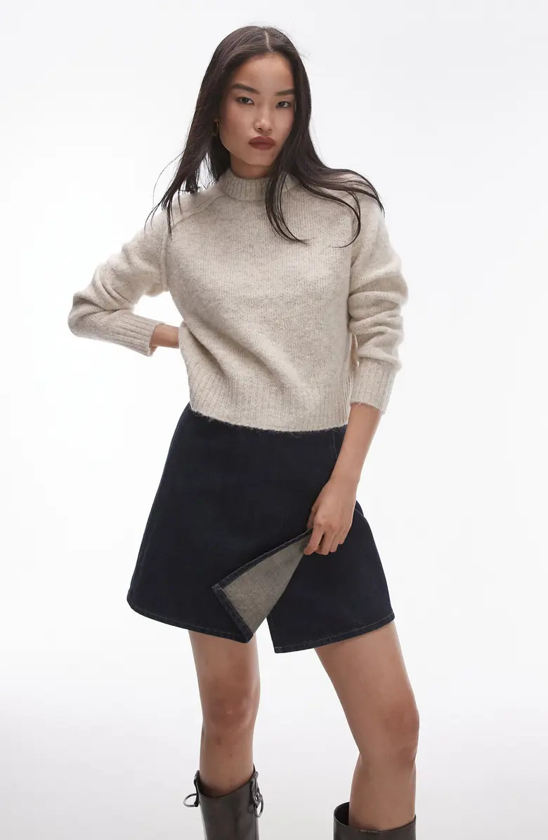 Topshop Exposed Seam Sweater | Nordstrom | Nordstrom