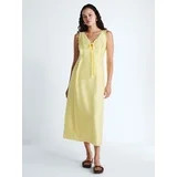 Scoop Women's and Women's Plus Maxi Keyhole Dress, Sizes 0-26W | Walmart (US)