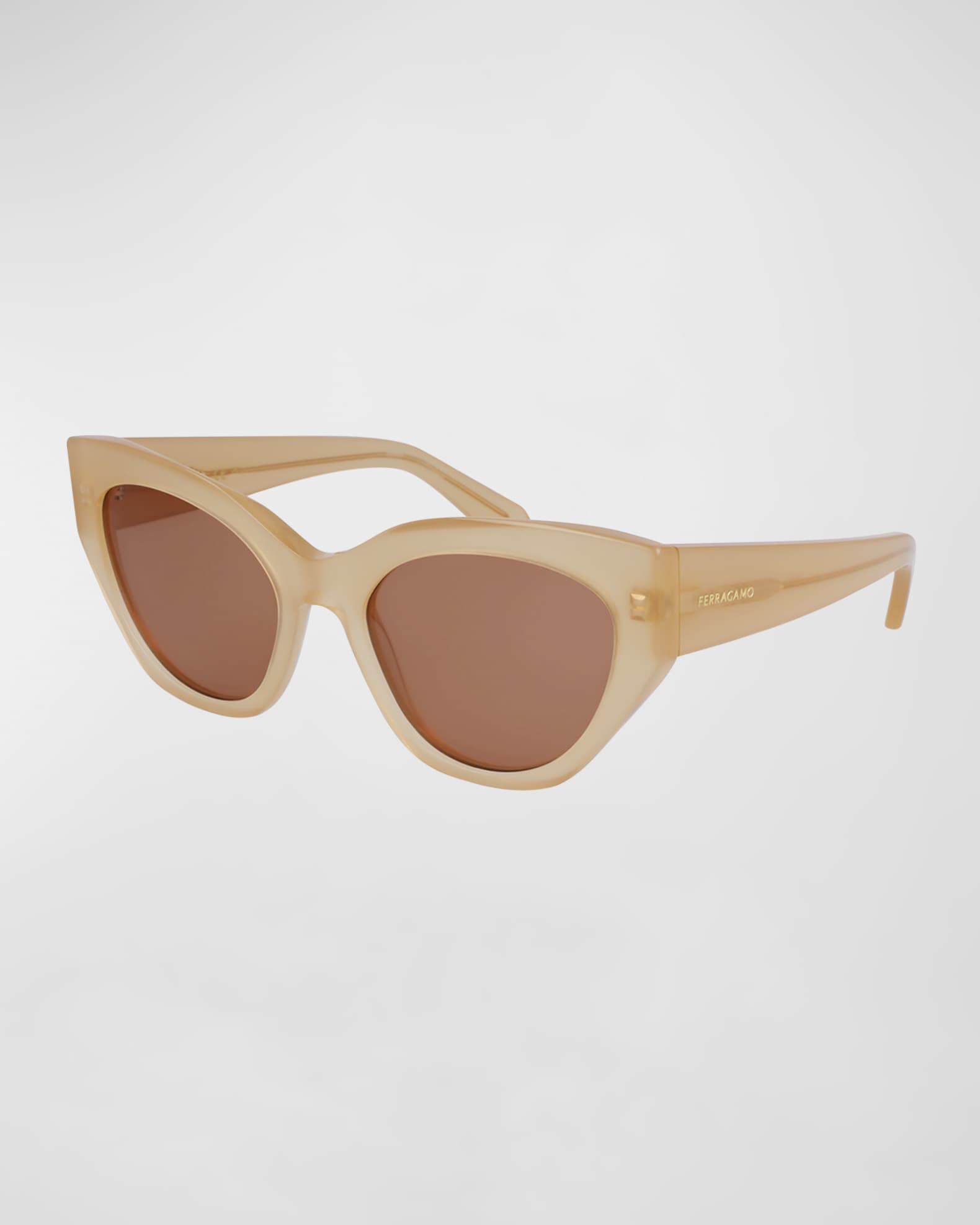 Classic Logo Acetate Cat-Eye Sunglasses | Neiman Marcus